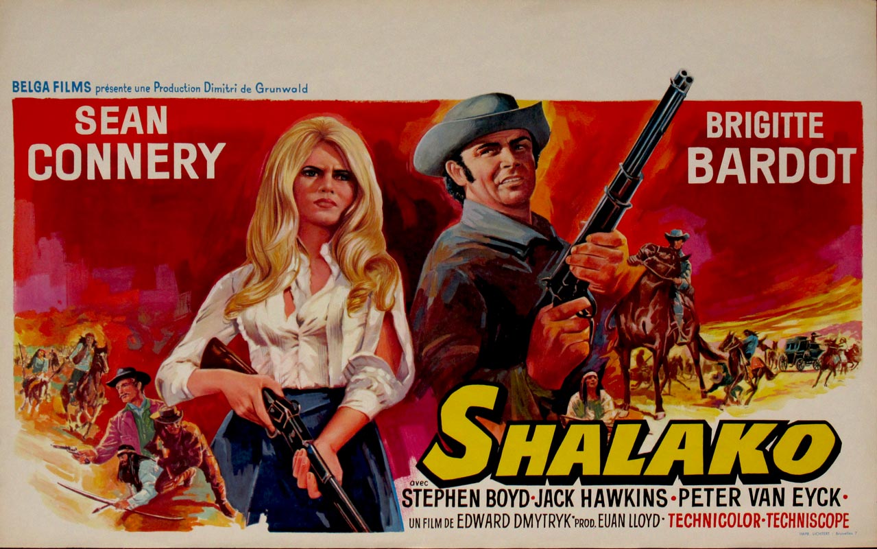 Image result for connery and bardot in shalako