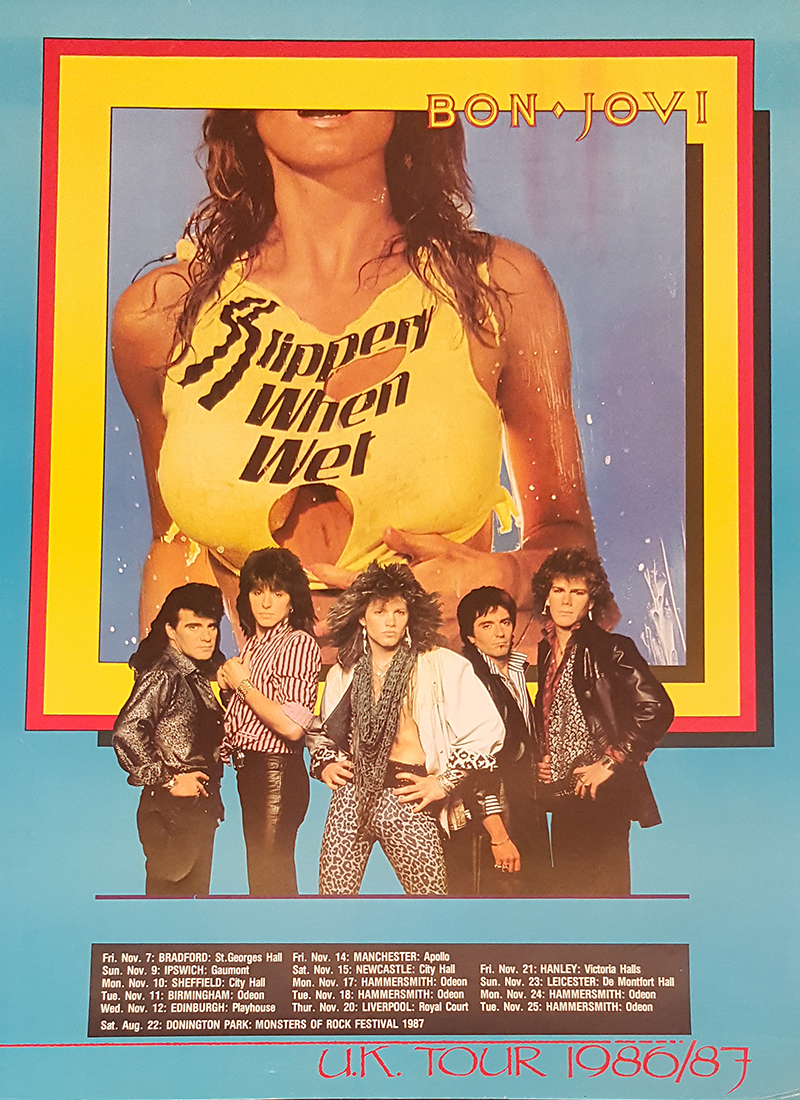 【激レア】Bon Jovi 1987 AA278 BOUNCE ポスター セット 激レア】Bon Jovi 1987 AA278 BOUNCE ポスター セット Bon Jovi